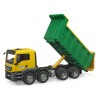 Bruder 03766 MAN TGS 26-500 Tipping Dump Truck Green Yellow - Scale 1:16