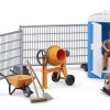 Bruder 62008 - bworld Construction Set with Mixer and Portable Toilette - Scale 1:16