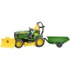 Bruder 62104 - John Deere X949 Lawn Mower Tractor With Trailer & Accessories - Scale 1:16