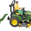 Bruder 62104 - John Deere X949 Lawn Mower Tractor With Trailer & Accessories - Scale 1:16