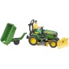 Bruder 62104 - John Deere X949 Lawn Mower Tractor With Trailer & Accessories - Scale 1:16