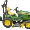 Bruder 62104 - John Deere X949 Lawn Mower Tractor With Trailer & Accessories - Scale 1:16