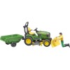 Bruder 62104 - John Deere X949 Lawn Mower Tractor With Trailer & Accessories - Scale 1:16