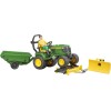Bruder 62104 - John Deere X949 Lawn Mower Tractor With Trailer & Accessories - Scale 1:16