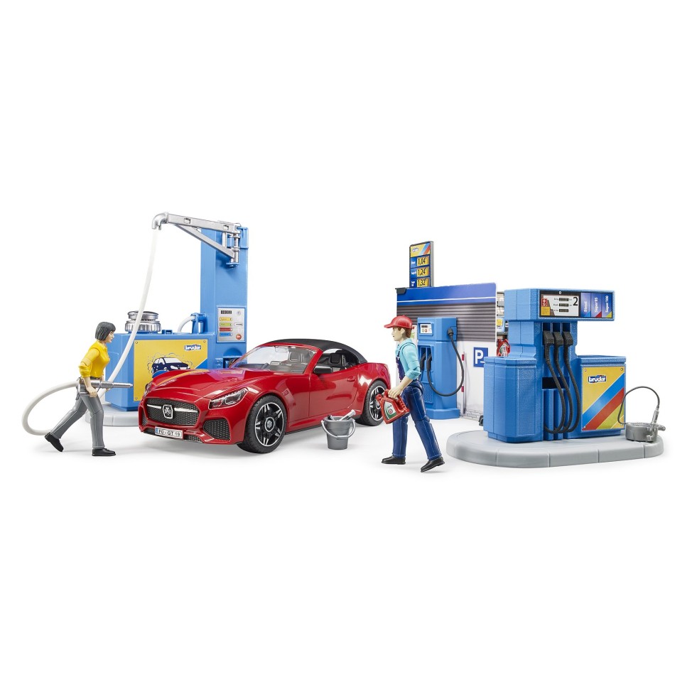 Bruder 62111 - Bworld Petrol Station and Car Wash - Scale 1:16