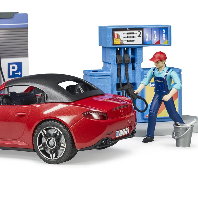 Bruder 62111 - Bworld Petrol Station and Car Wash - Scale 1:16