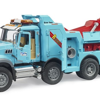 Bruder 02831 - Mack Granite Recovery and Towing Truck with Light and Sound New 2025 - Scale 1:16