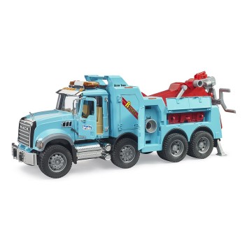 Bruder 02831 - Mack Granite Recovery and Towing Truck with Light and Sound New 2025 - Scale 1:16