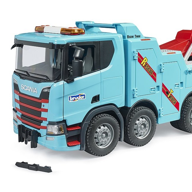 Bruder 03553 - Scania Super 560R Recovery and Towing Truck with Light and Sound New 2025 - Scale 1:16