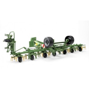Bruder 02224 - Krone Trailed Rotary Tedder with Running Gear - Scale 1:16 