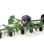 Bruder 02224 - Krone Trailed Rotary Tedder with Running Gear - Scale 1:16 