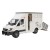 Bruder 02533 - Mercedes Benz Sprinter animal transporter and 1 horse - Scale 1:16