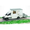 Bruder 02533 - Mercedes Benz Sprinter animal transporter and 1 horse - Scale 1:16