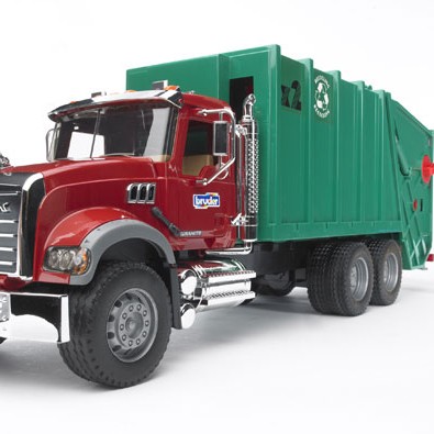 Bruder 02812 - MACK Granite Garbage Truck - Scale 1:16