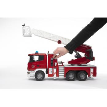 Bruder 03590 - Scania R-series Fire engine with Ladder and Water Pump - Scale 1:16
