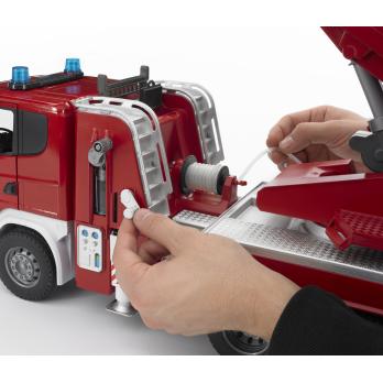 Bruder 03590 - Scania R-series Fire engine with Ladder and Water Pump - Scale 1:16