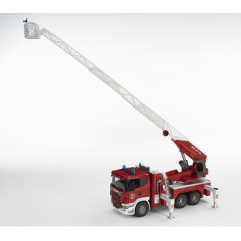 Bruder 03590 - Scania R-series Fire engine with Ladder and Water Pump - Scale 1:16