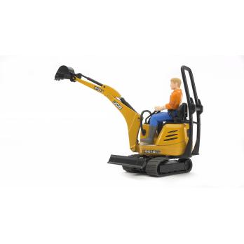 Bruder 62002 - bworld JCB Micro Excavator 8010 CTS and Man - Scale 1:16