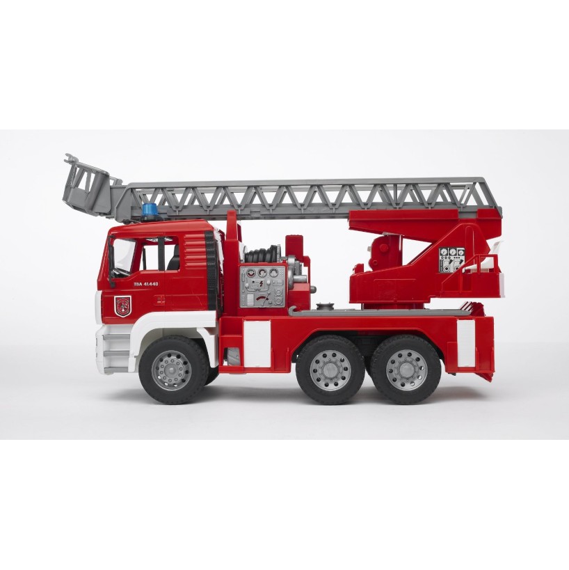 Bruder 02771 - MAN Fire Ladder Truck with Water Pump and Lights - Scale 1:16 
