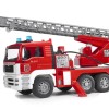 Bruder 02771 - MAN Fire Ladder Truck with Water Pump and Lights - Scale 1:16 