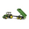 Bruder 02108 John Deere 5115 M Tractor with tipping trailer Scale 1:16