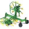 Bruder 02216 - Krone Swadro 761 Dual Rotary Swath Windrower - Scale 1:16