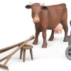 Bruder 62605 - Farming Set with Cow & Accessories