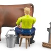 Bruder 62605 - Farming Set with Cow & Accessories