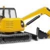 Bruder 02466 CAT Caterpillar Mini Excavator with Constructon Worker - Scale 1:16