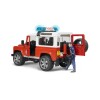 Bruder 02596 Land Rover Defender Station Wagon Fire Department with Fireman Scale 1:16
