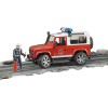 Bruder 02596 Land Rover Defender Station Wagon Fire Department with Fireman Scale 1:16