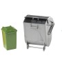 Bruder 02607  - Accessories: Garbage Can Set (3 small, 1 large) - Scale 1:16