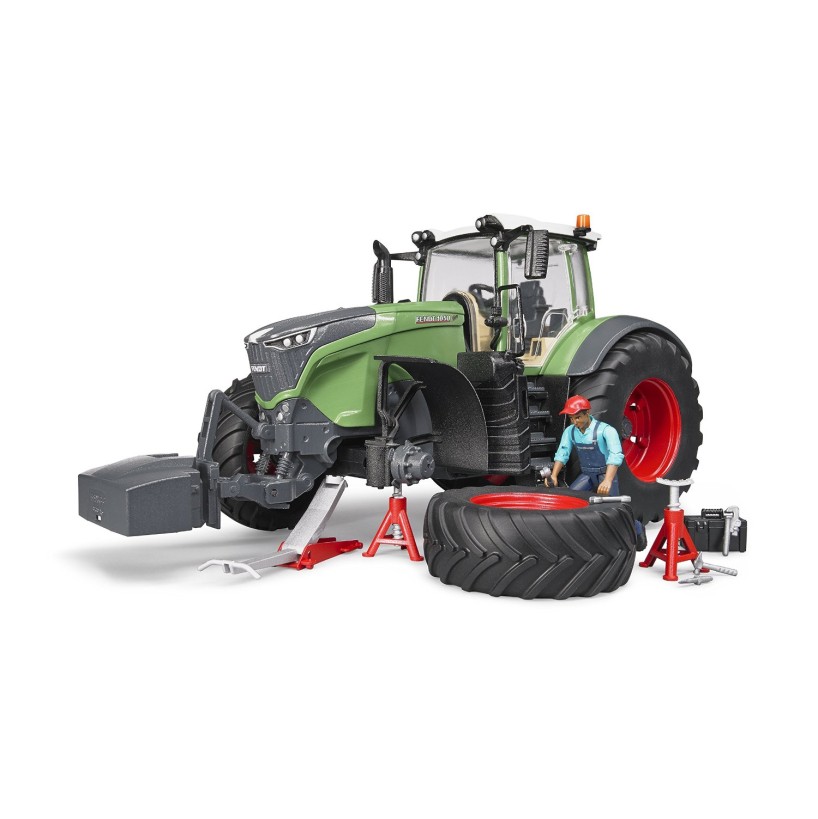 Bruder 04041 Fendt Vario 1050 Tractor with Mechanic and Garage Equipment - Scale 1:16 