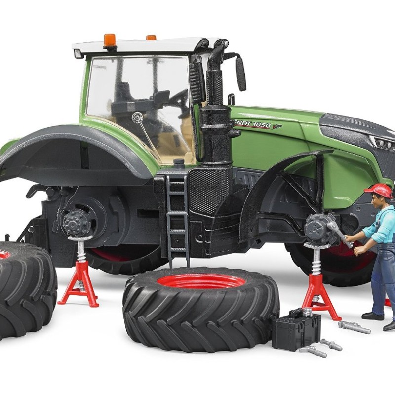 Bruder 04041 Fendt Vario 1050 Tractor with Mechanic and Garage Equipment - Scale 1:16 