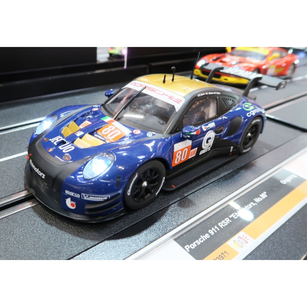Carrera 23971 DIGITAL 1:24 Porsche 911 RSR Ebimotors No 80 Slot Car