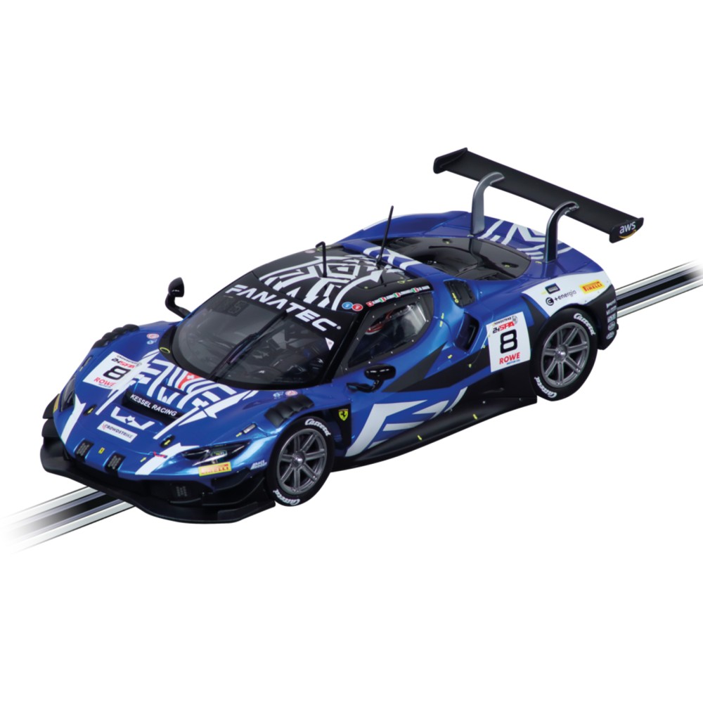 Carrera 23989 Digital 1:24 Ferrari 296 GT3 Kessel Racing No 8 24H Spa Slot Car