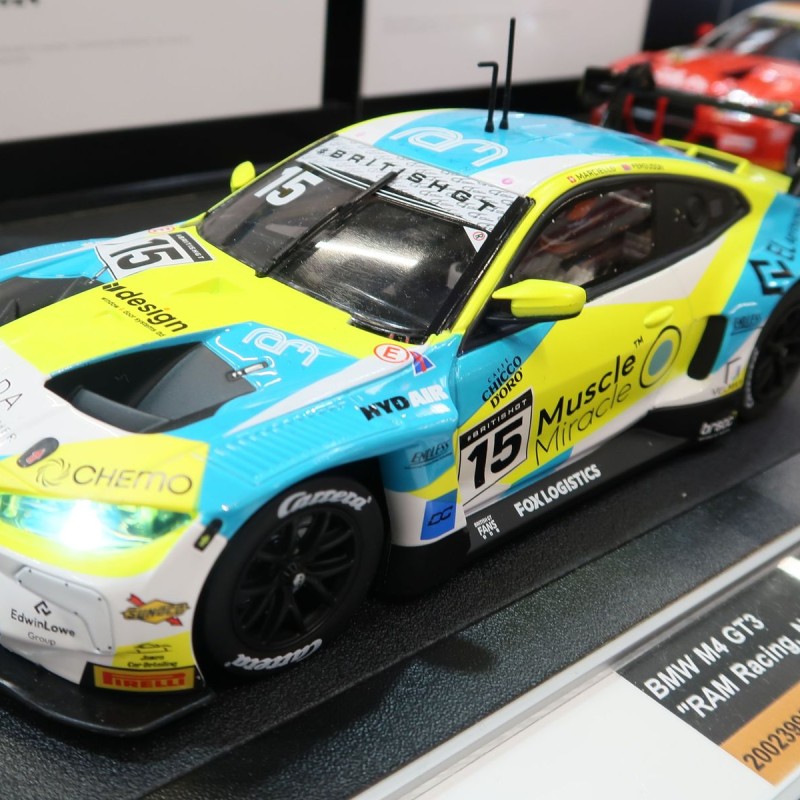 Carrera 23995 Digital 1:24 BMW M4 GT3 RAM Racing No 15 British GT 2024 Slot Car
