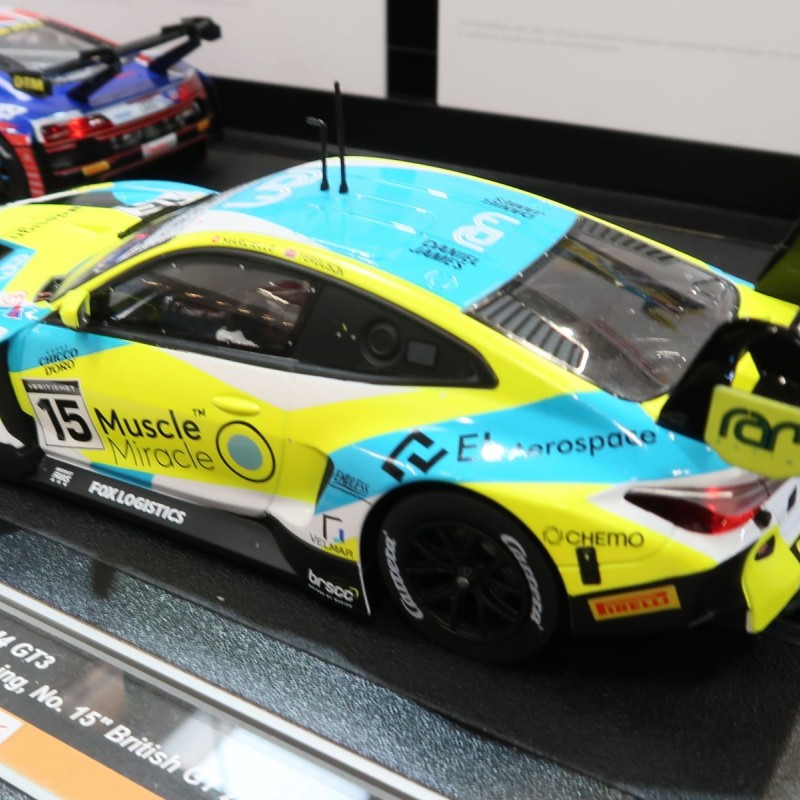 Carrera 23995 Digital 1:24 BMW M4 GT3 RAM Racing No 15 British GT 2024 Slot Car