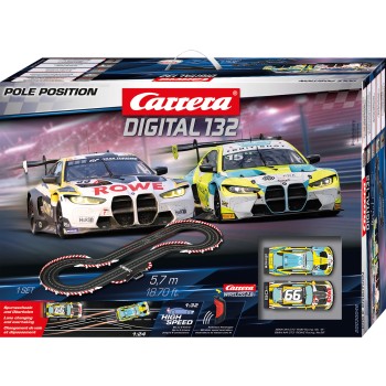 Carrera 30046 Digital 1:32 Pole Position GT3 Slot Car Racing Set 2x BMW M4 GT3 Wireless 2.0