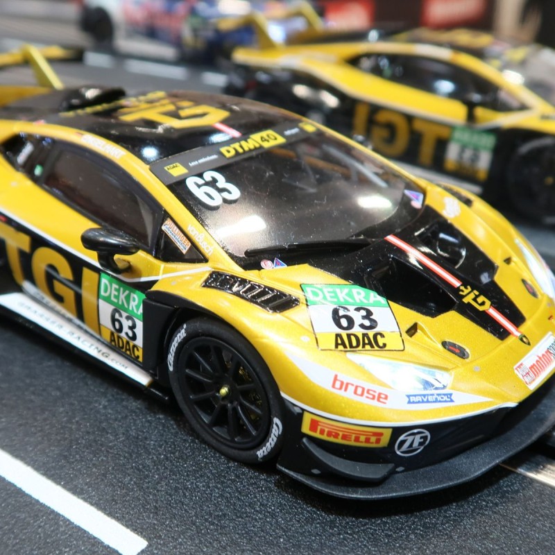 Carrera 32058 Digital 1:32 Lamborghini Huracan GT3 Evo2 GRT Grasser Racing No 63 DTM 2024 Slot Car