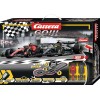 Carrera 62573 - Go 1:43 Racing for Glory F1 Slot Car Racing Set Mercedes Hamilton vs Ferrari Sainz