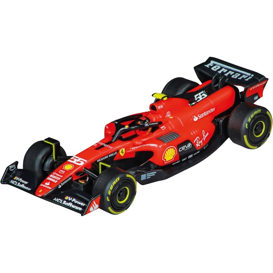 Carrera 62573 - Go 1:43 Racing for Glory F1 Slot Car Racing Set Mercedes Hamilton vs Ferrari Sainz