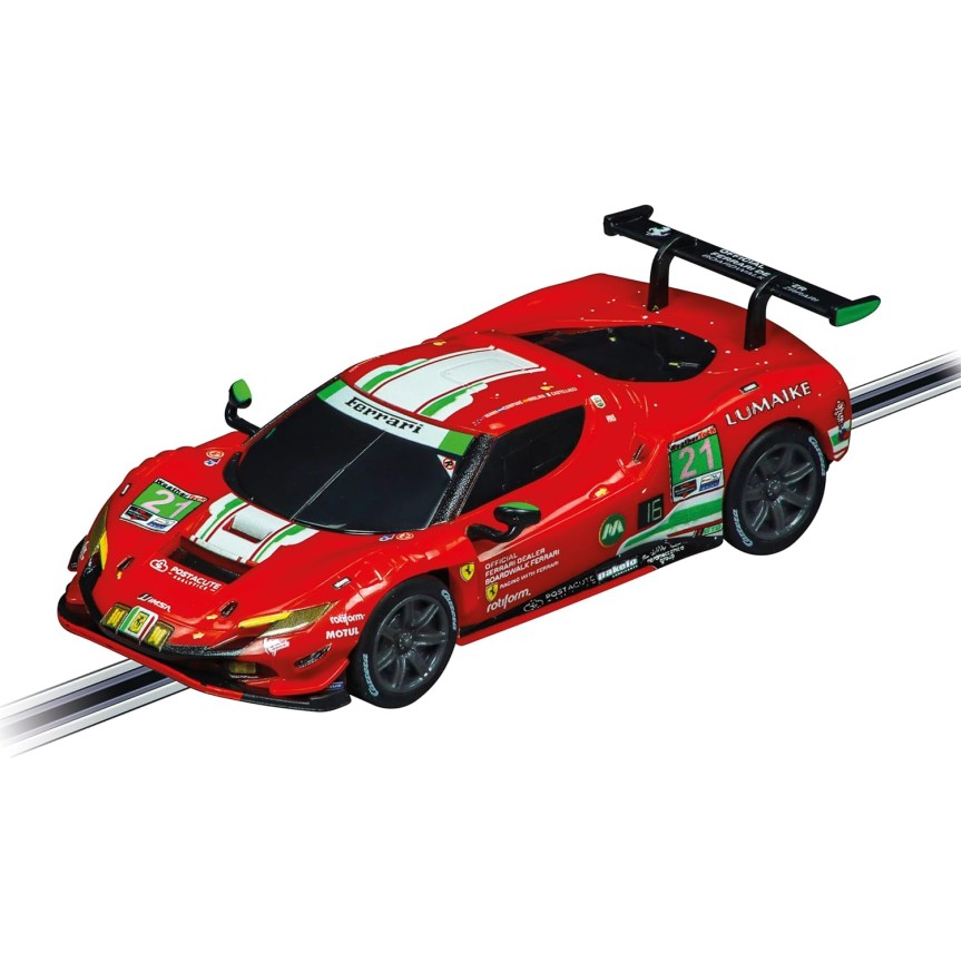 Carrera 62575 - GO!!! 1:43 Ferrari Power Racing Slot Car Racing Set 2x Ferrari 296 GT3