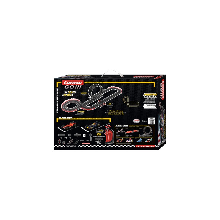 Carrera 62581 - Go 1:43 Formula Free Racing F1 Wireless Slot Car Set Red Bull RB19 vs Ferrari SF-23