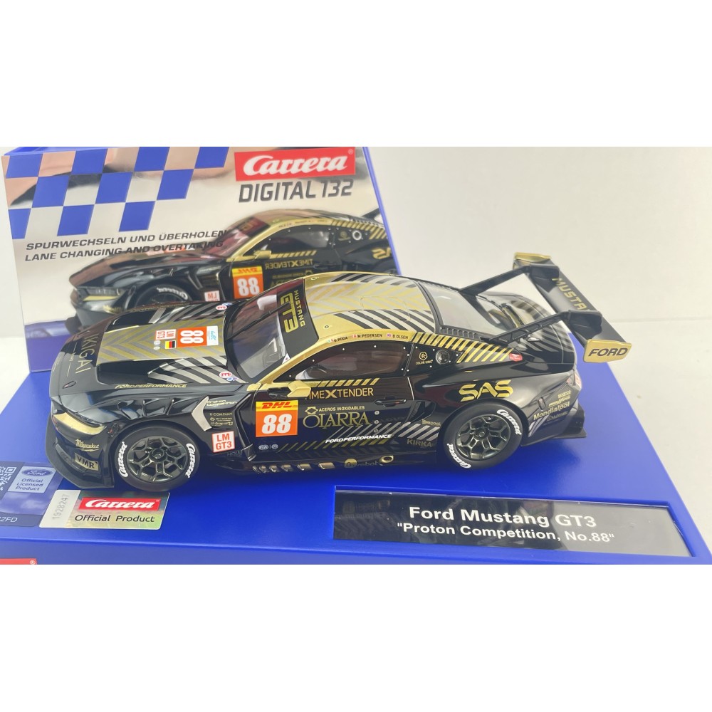 Carrera 32121 Digital 1:32 Ford Mustang GT3 Proton Competition No.88 Spa 2024 Slot Car