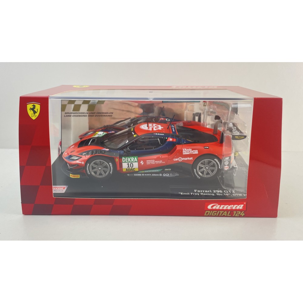 Carrera 32136 Digital 1:32 Ferrari 296 GT3 Emil Frey Racing No 10 Slot Car