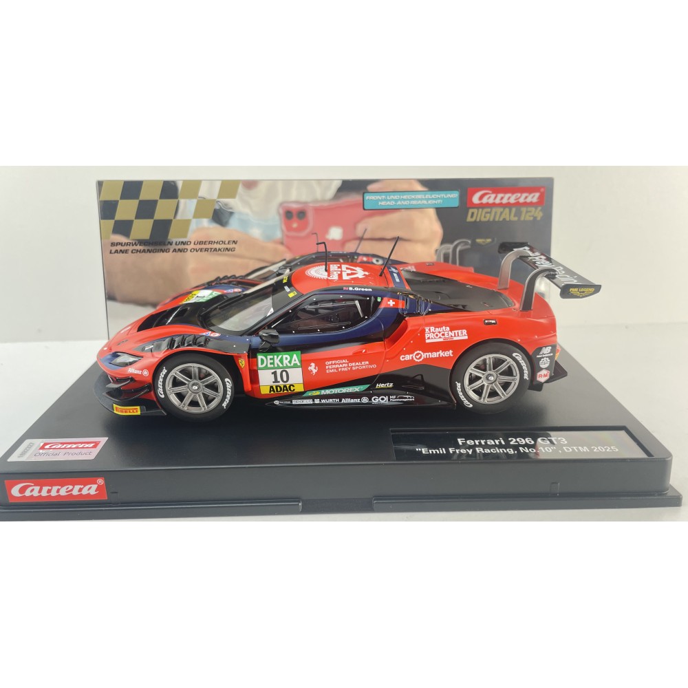 Carrera 32136 Digital 1:32 Ferrari 296 GT3 Emil Frey Racing No 10 Slot Car