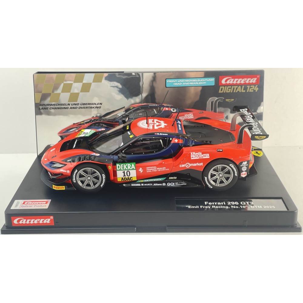 Carrera 32136 Digital 1:32 Ferrari 296 GT3 Emil Frey Racing No 10 Slot Car