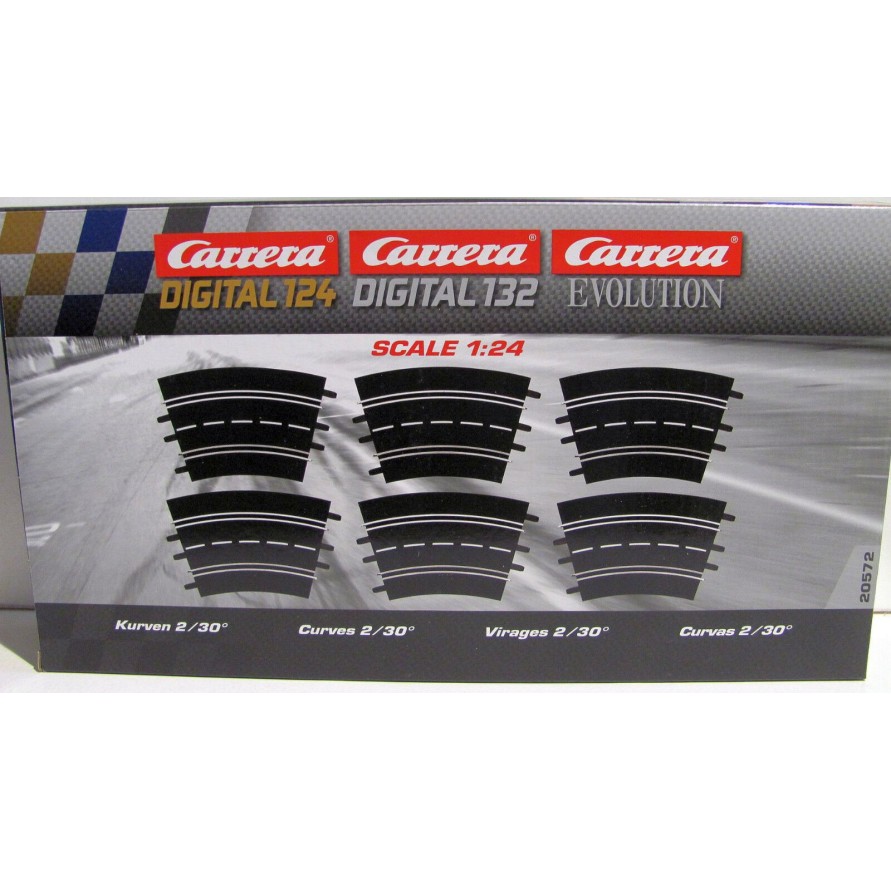 Carrera 20572 Digital Evolution1:32 Curve R2 30° 6 Pieces Track Pack