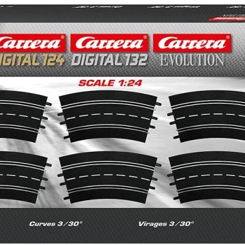 Carrera 20573 Digital Evolution1:32 Curve 3/30° 6 Pieces Track Pack